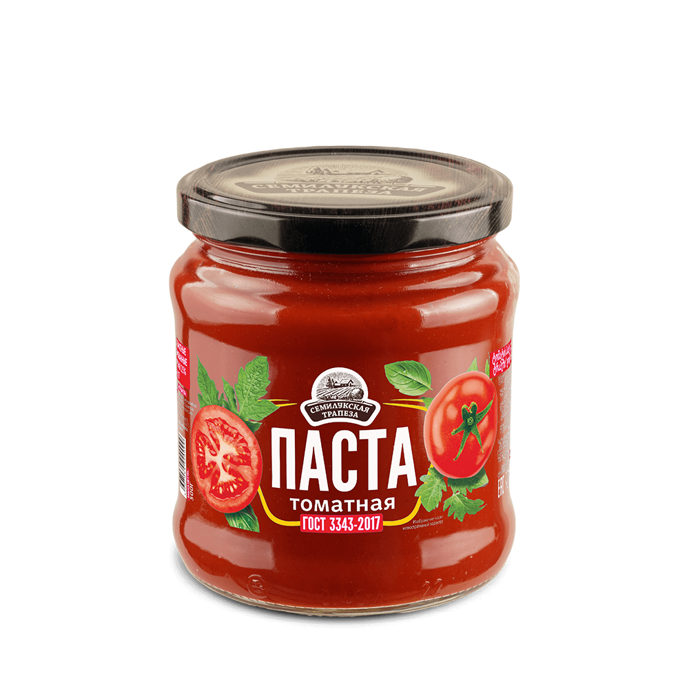 tomato paste "Semilyukskaya trapeza" 500 gr