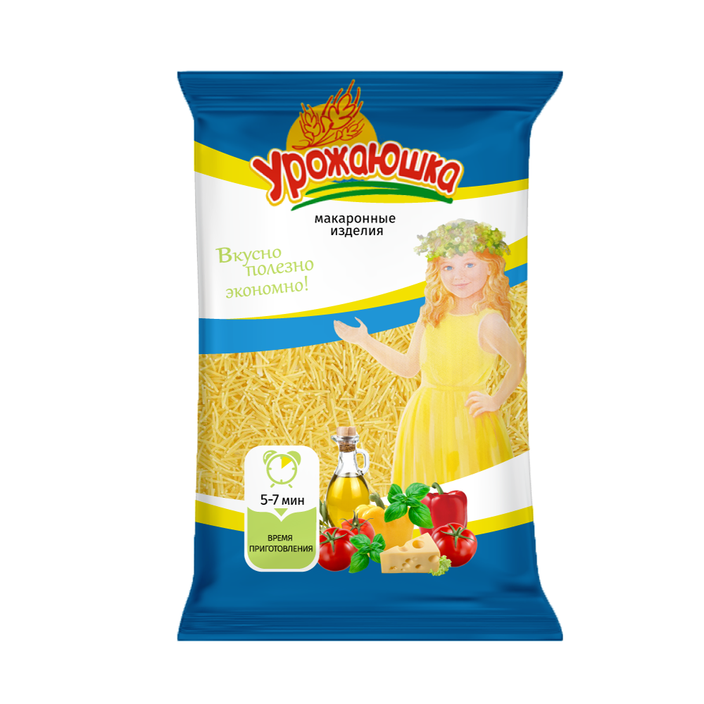 Pasta "Urozhayushka"  "Vermicelli" 450 G