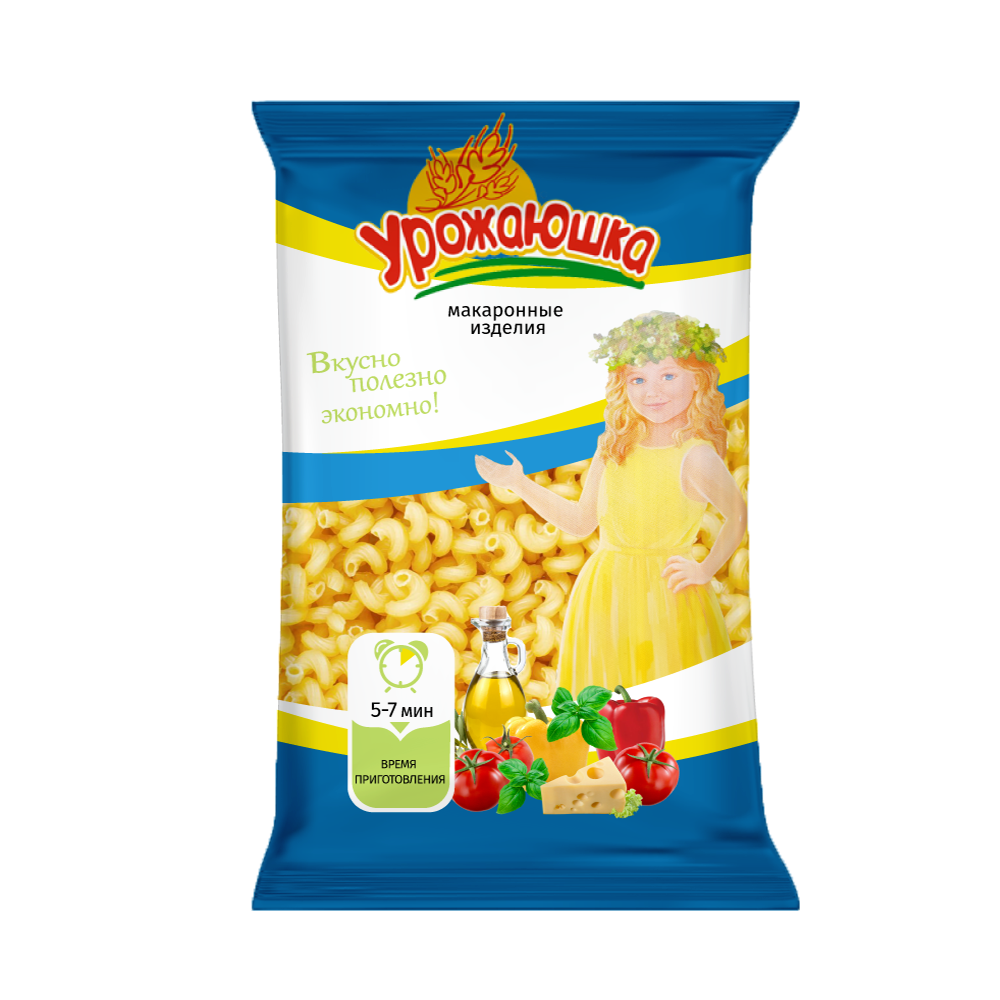 Pasta "Urozhayushka"  "Coil" 450 G